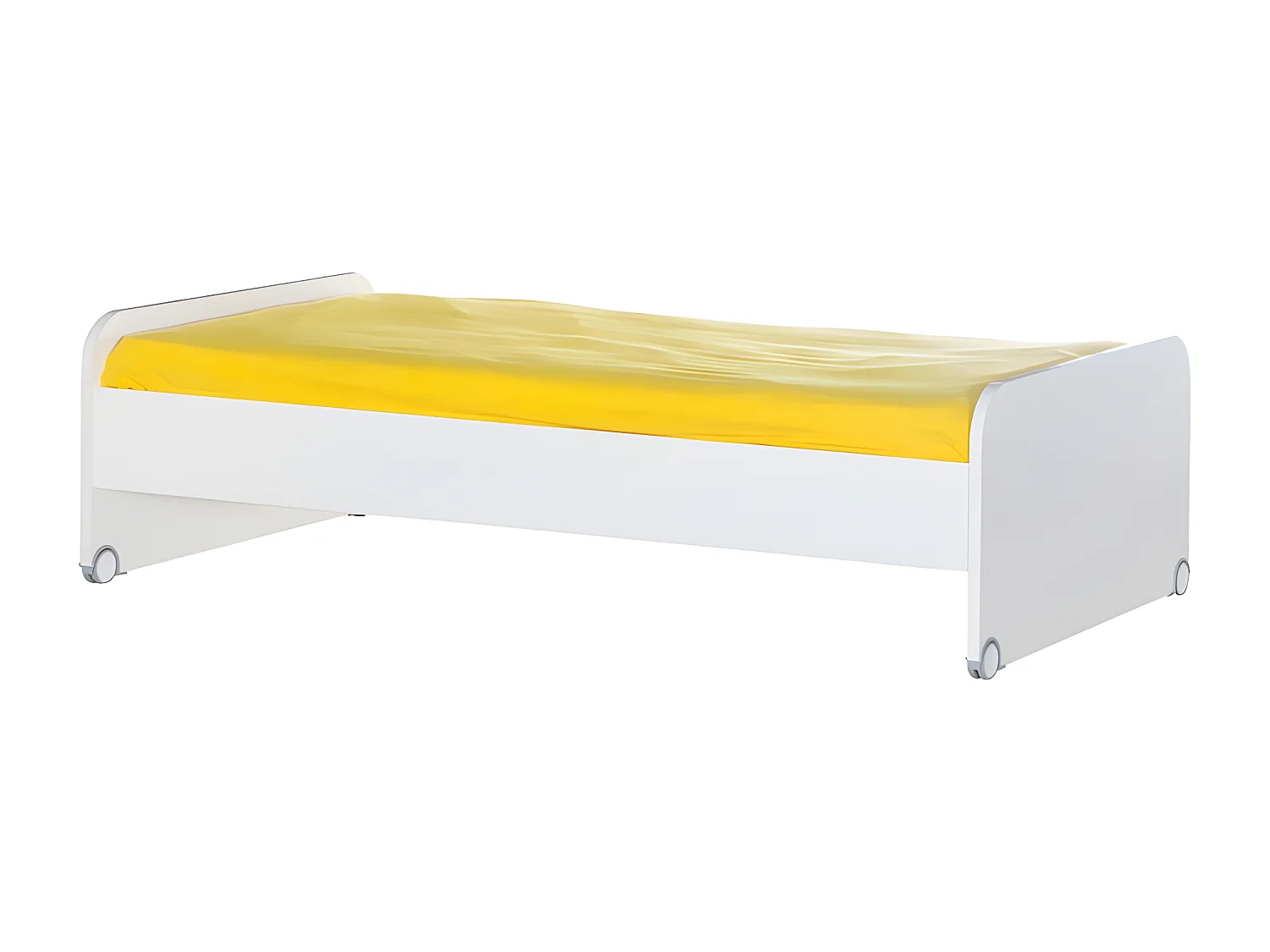 Etagenbett mit Schreibtisch weiß 182,7x252x107,8 cm