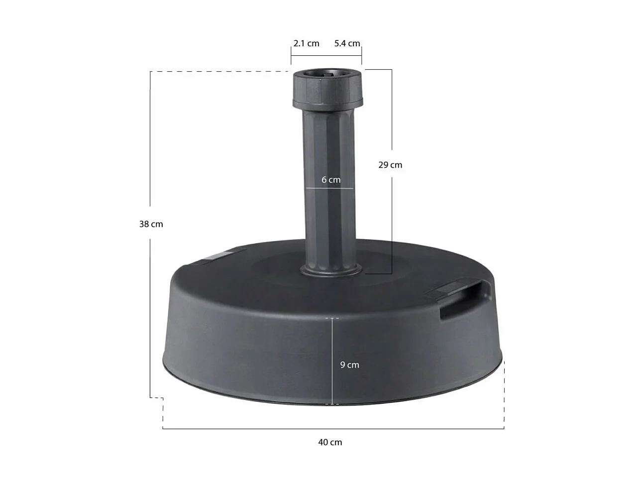 Sombrillas y parasoles - Base Parasol 25KG