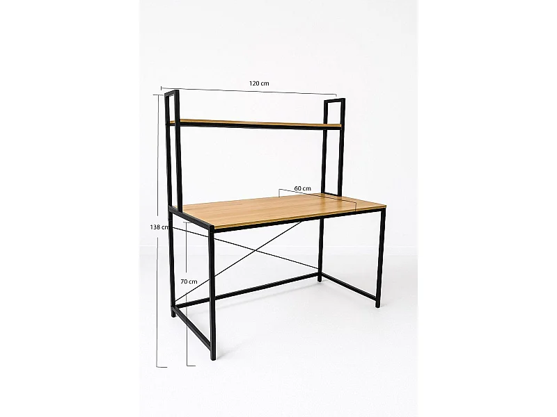 Escritorios - Escritorio Kompu 120 x 60 cm - Negro