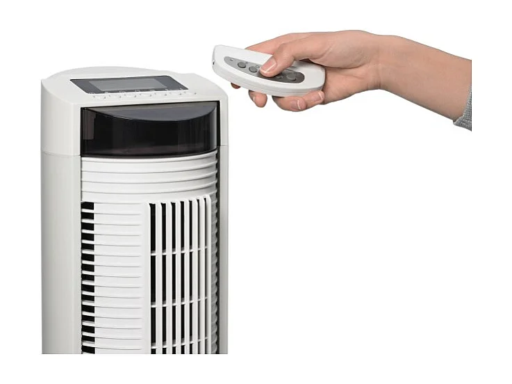 AIROS BIG PIN II, ventilateur sur pied avec colonne oscillante blanc CasaFan