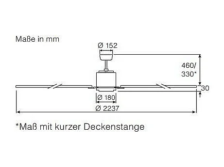 BIG SMOOTH ECO 220 Ventilateur sans lumière CasaFan