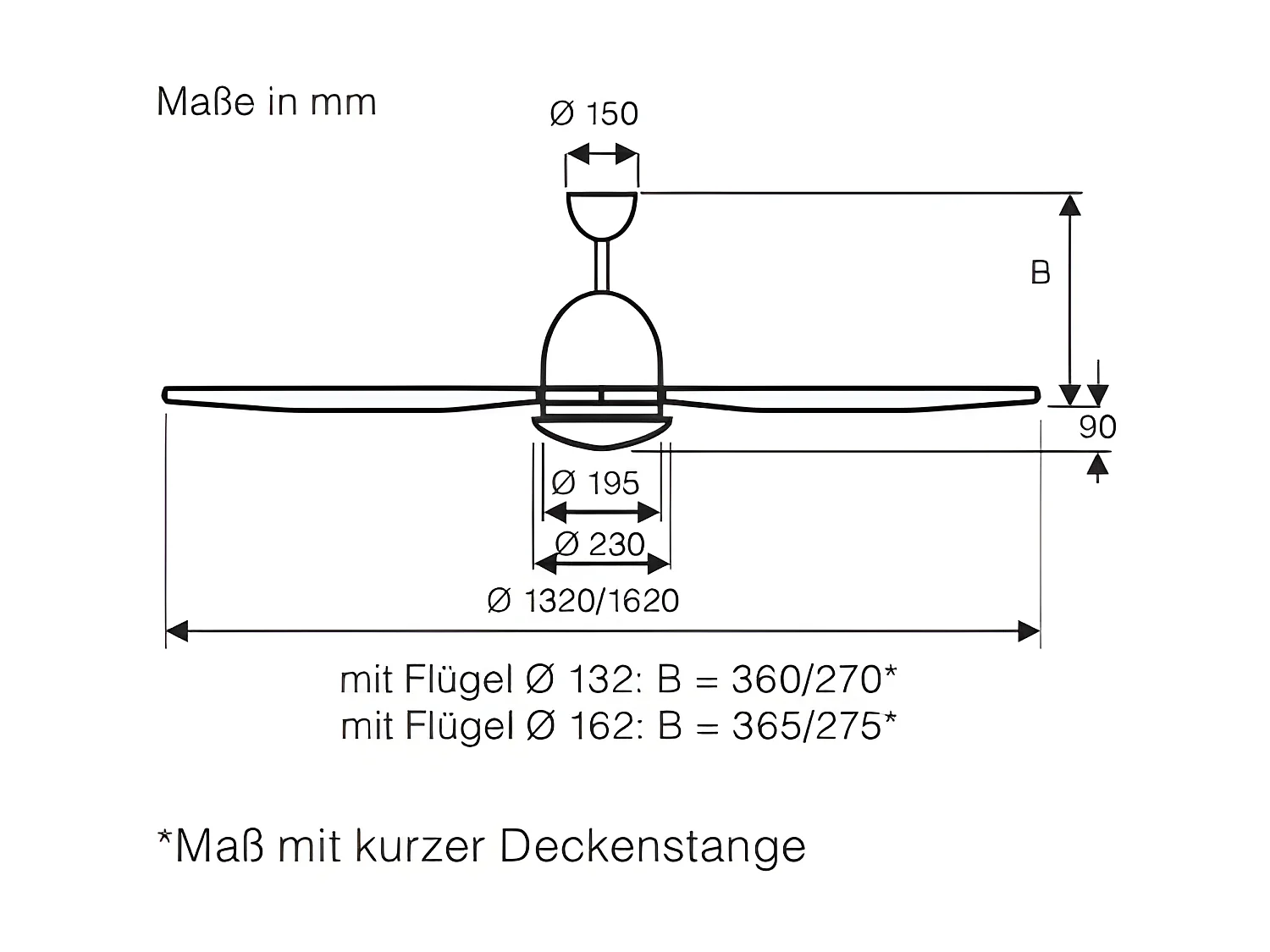ECO AVIATOS 132, ventilator met licht, CasaFan