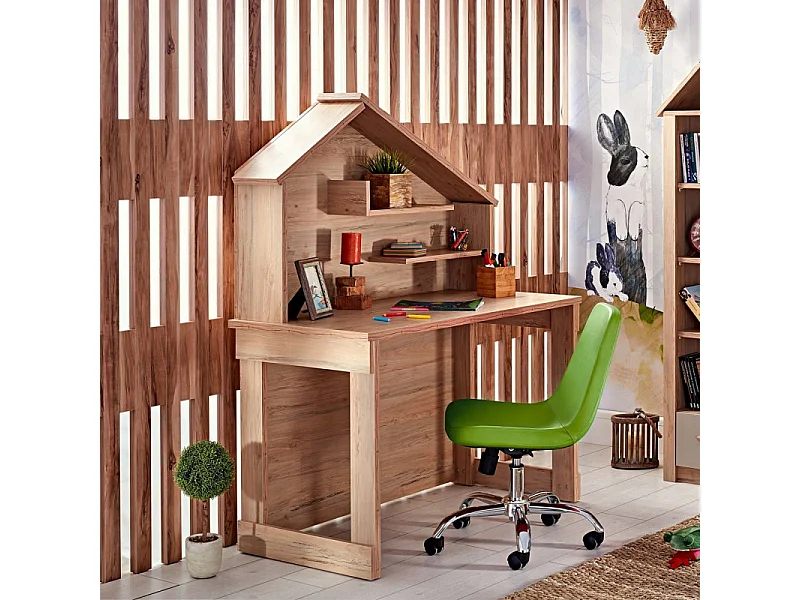 Schreibtisch grau 148,4x117,6x58cm