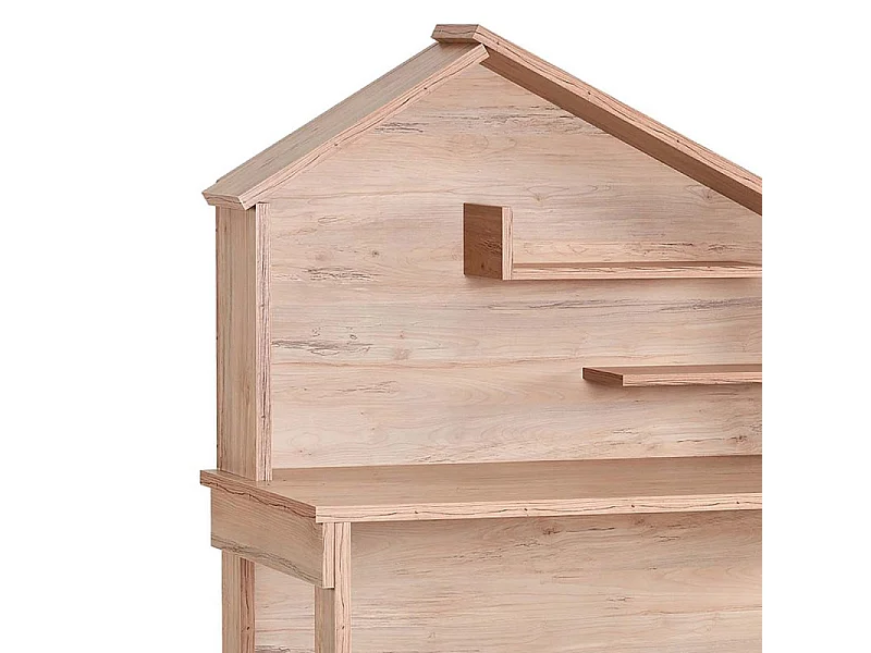 Mesa escritorio gris 148,4x117,6x58cm