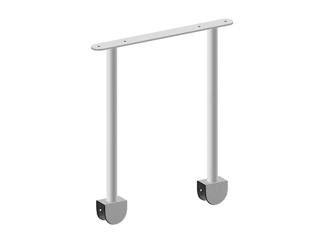 Mesa com apoio de cama Luca 76,5x102/150/202/242x45cm