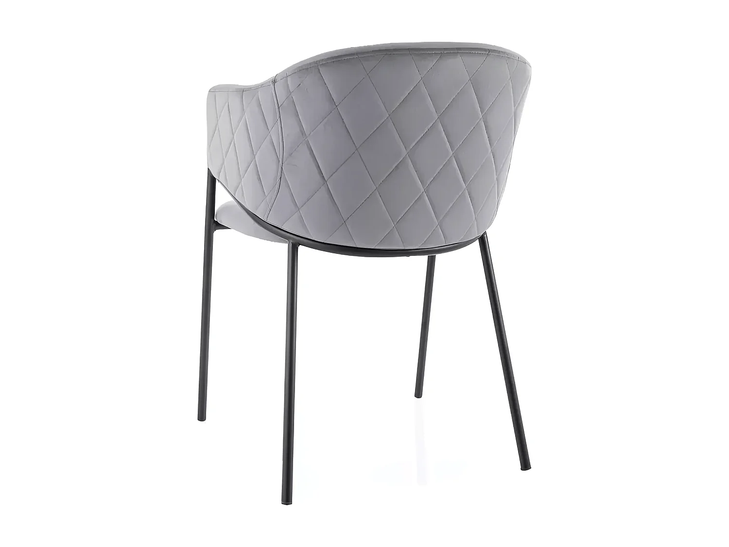 Chaise Bono SB/Tissu-Velours/Gris