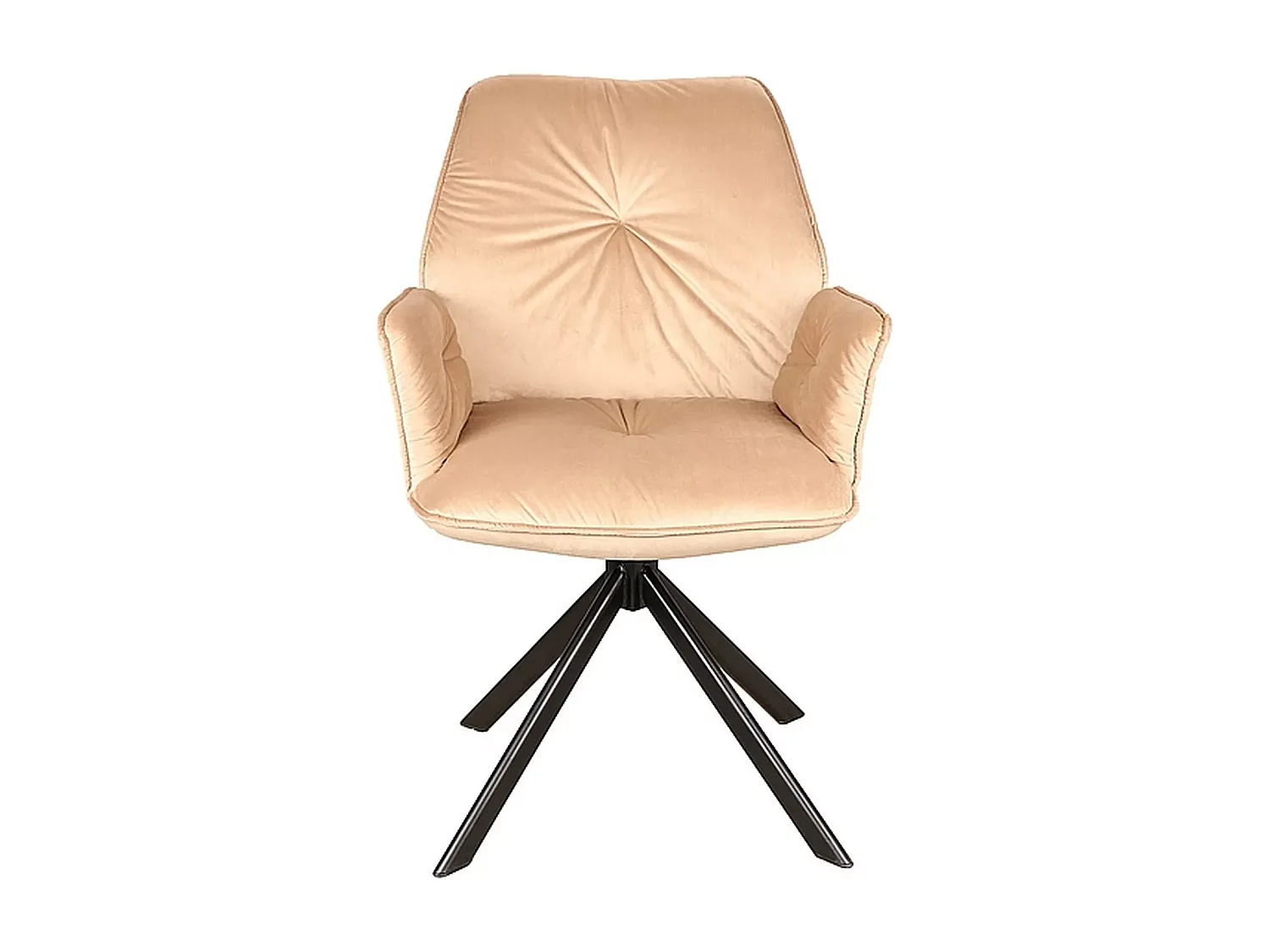 Stuhl Boogie Lux/Samtstoff/Beige