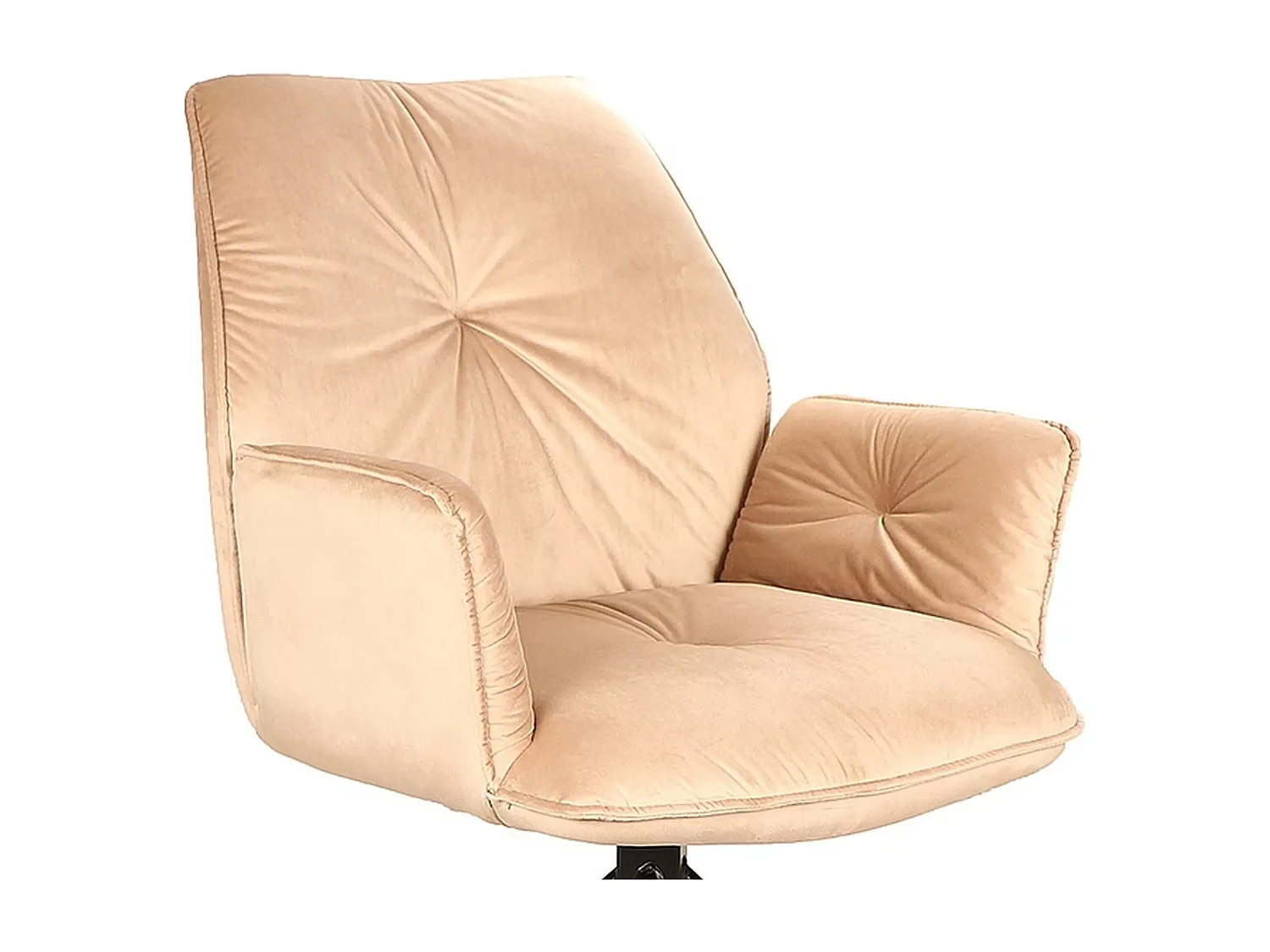 Stuhl Boogie Lux/Samtstoff/Beige