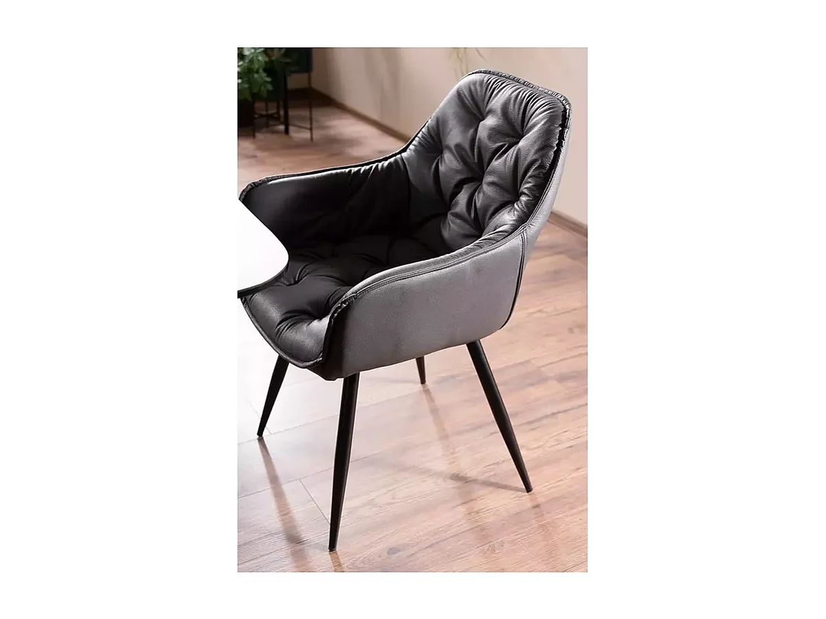 Chaise Bjorn /Tissu-Buffalo/Gris