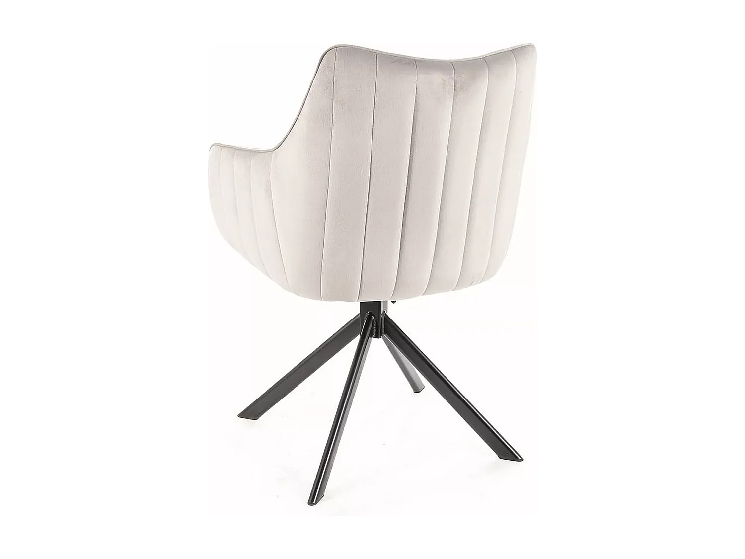 Stuhl Azalia/Samststoff/Grau