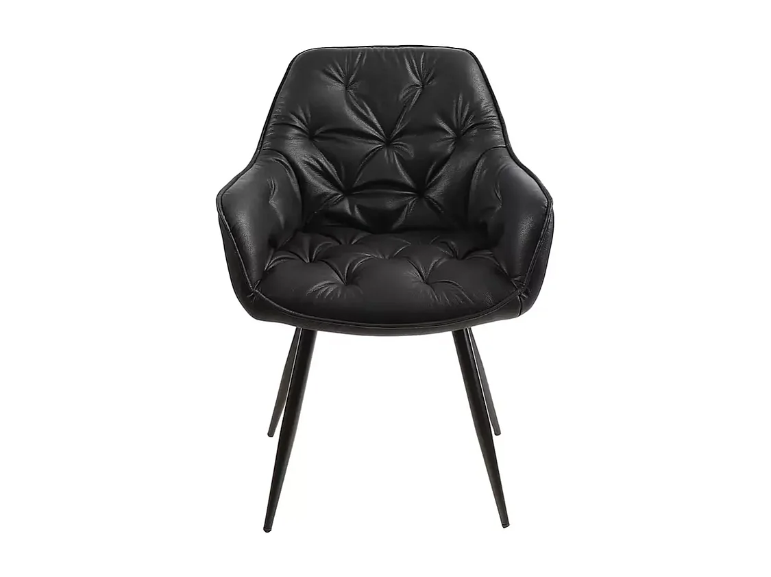 Stuhl Bjorn /Stoffbezug-Buffalo/Schwarz