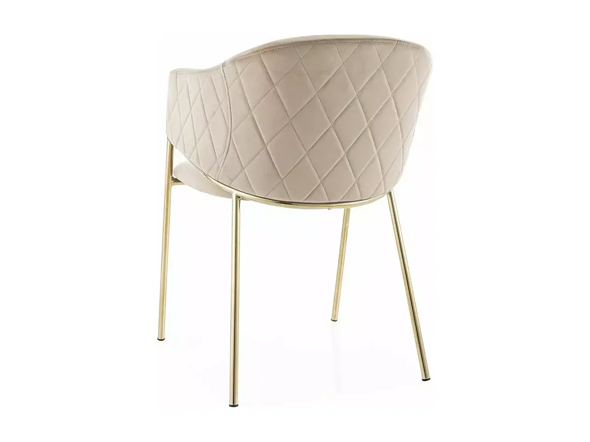 Chaise Bono BG/Tissu-Velours/Beige