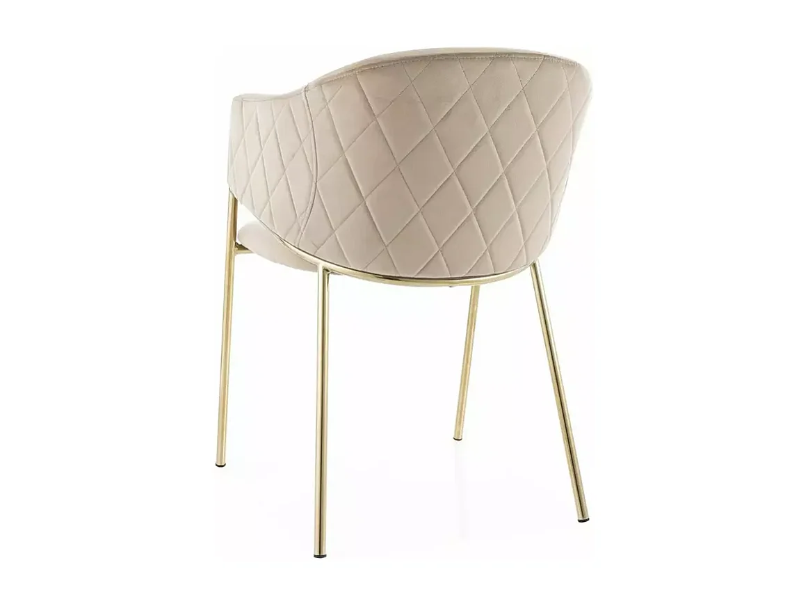 Chaise Bono BG/Tissu-Velours/Beige