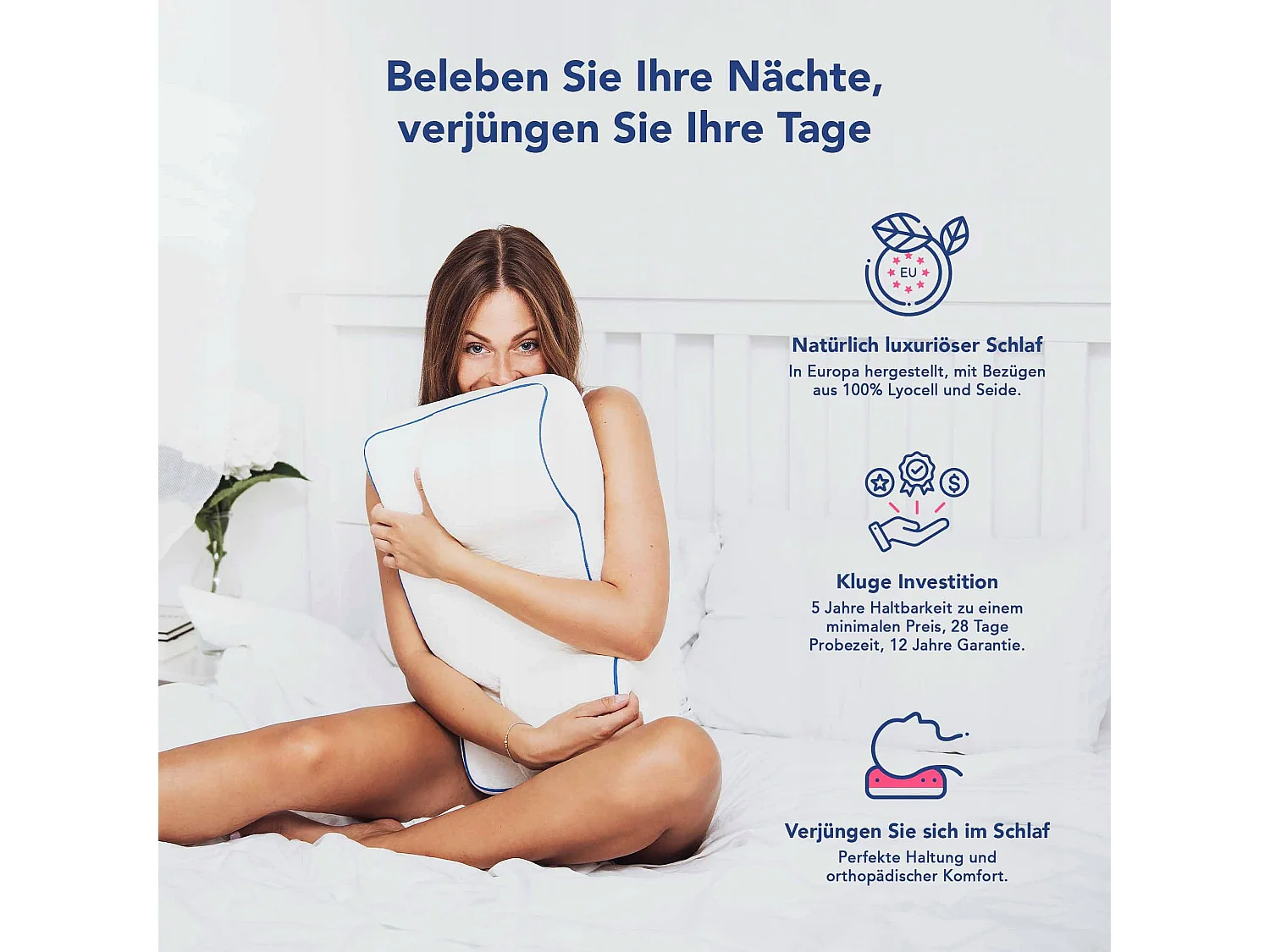 Ergonomisches Schönheitsschlaf-Kissen