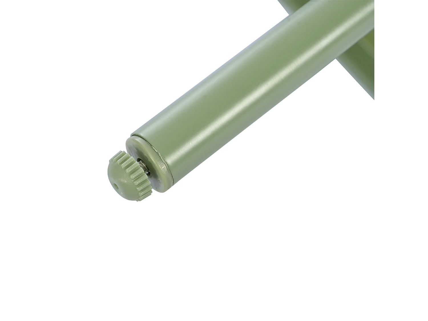 Ensemble de salon de jardin en fer avec coussin de siège et pieds réglables - en forme de L - vert