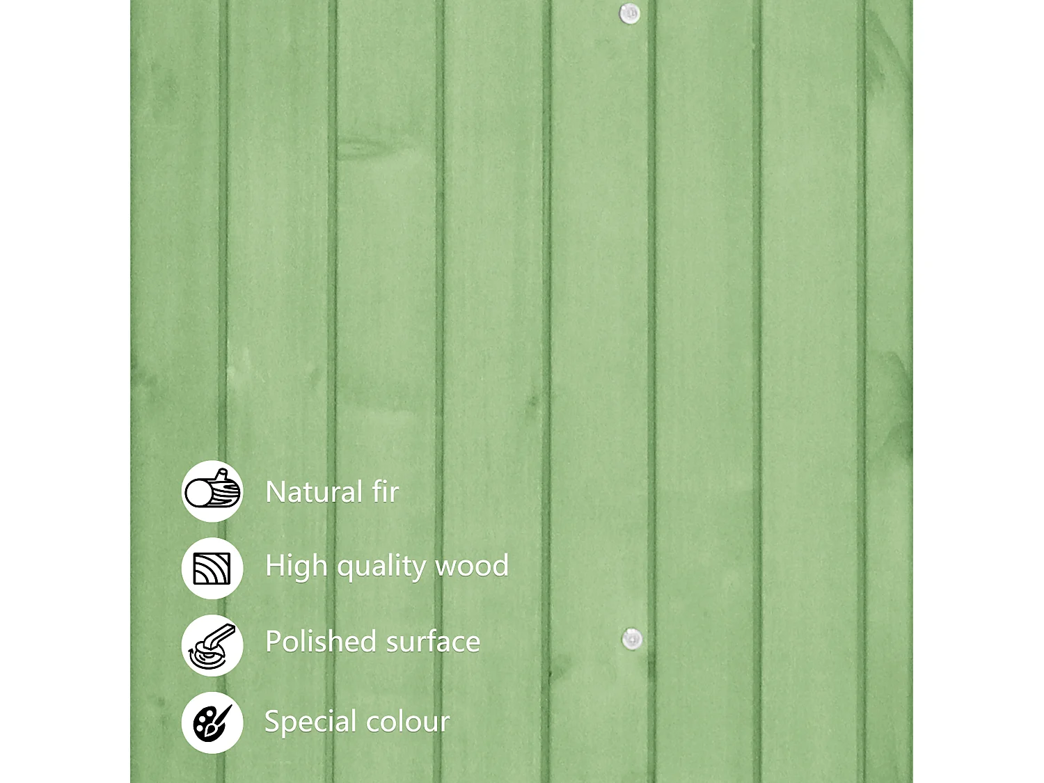 Abri à outils armoire de jardin armoire à outils - convient aux petits jardins - vert (cabane en bois)