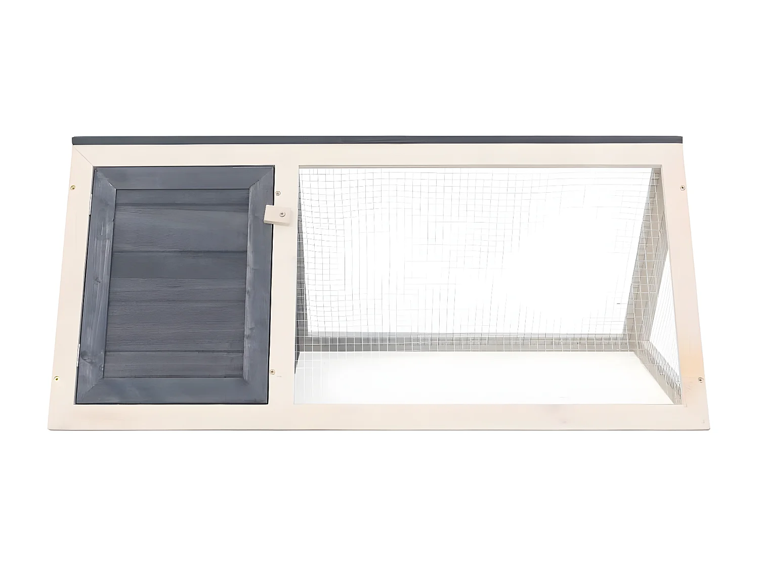 Gaiola para coelhos madeira cinzento PT606885