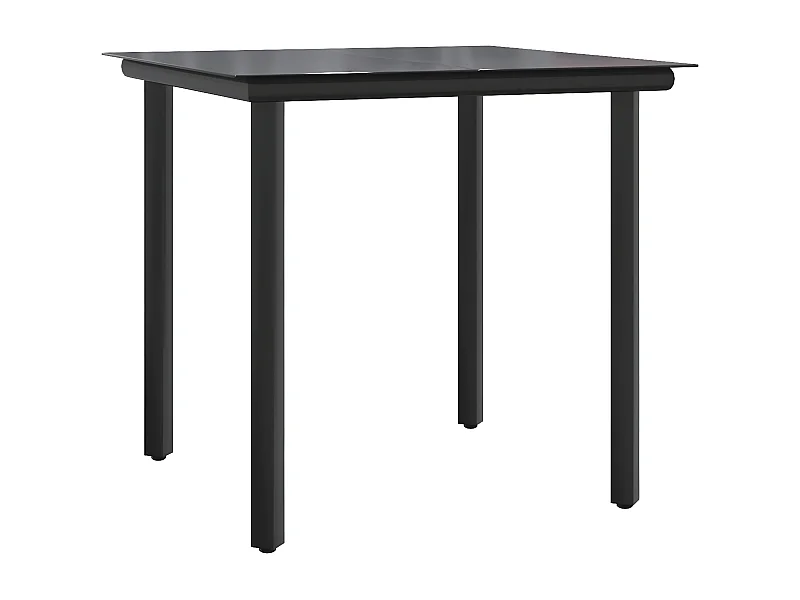 Ensemble de bistro 3 pcs avec coussins gris résine tressée GFDF72037