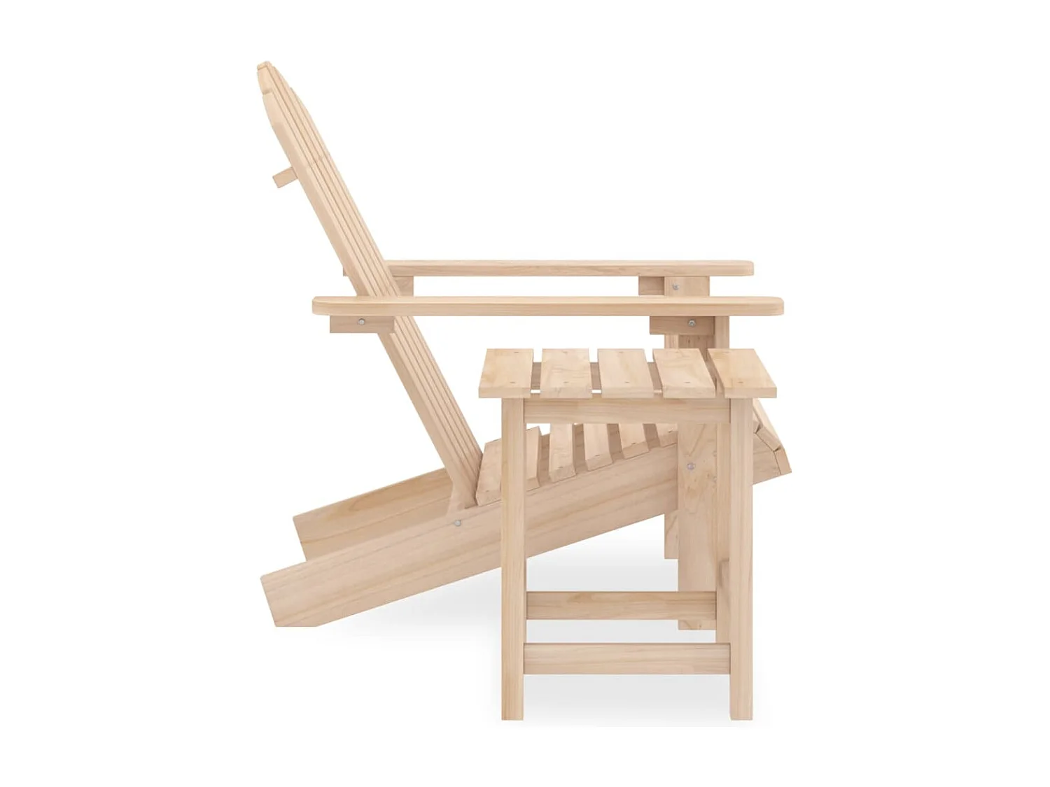 Salle à manger de jardin-Chaise de jardin Adirondack avec table Bois de sapin massif GFDF26898