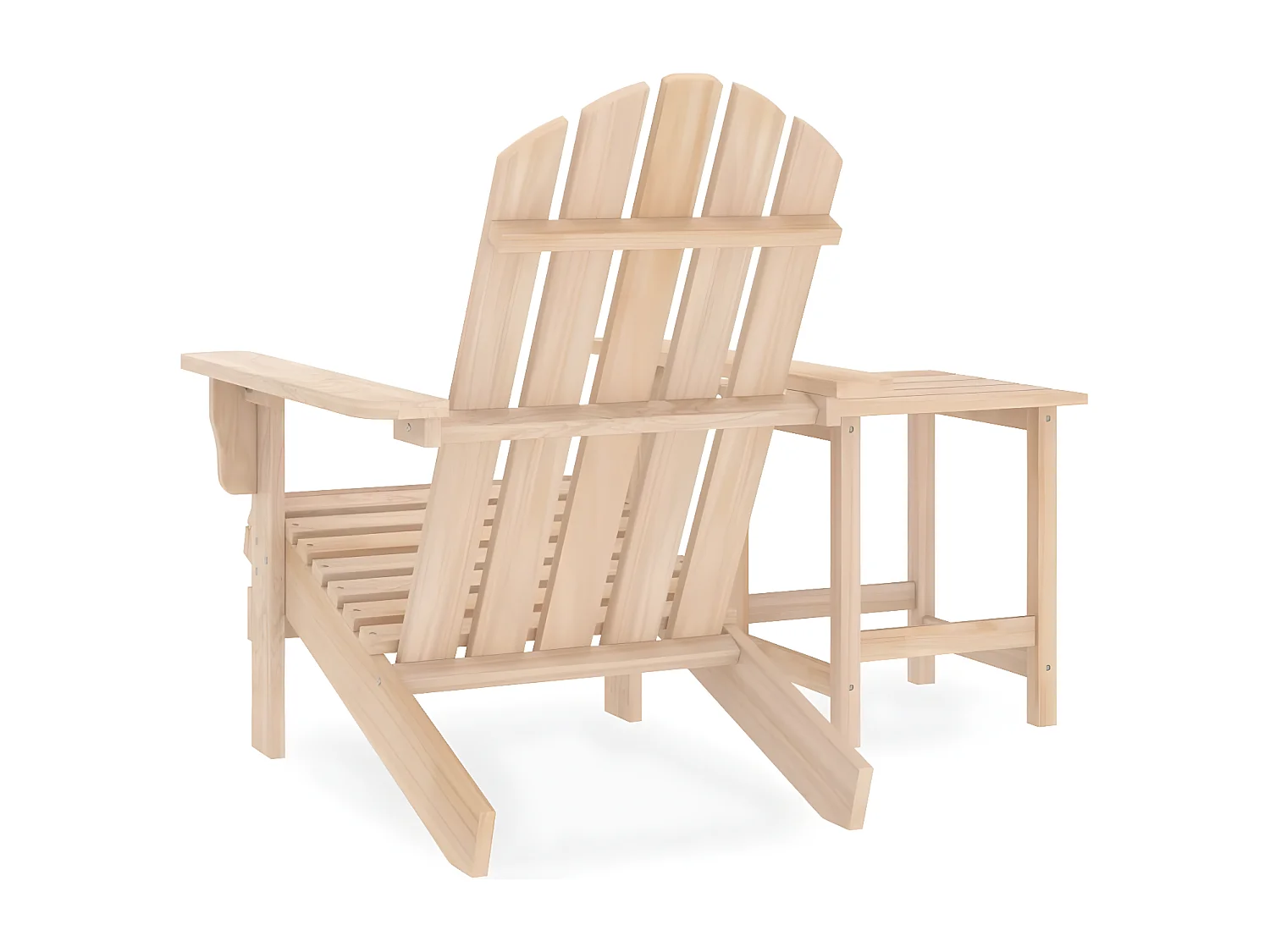 Salle à manger de jardin-Chaise de jardin Adirondack avec table Bois de sapin massif GFDF26898