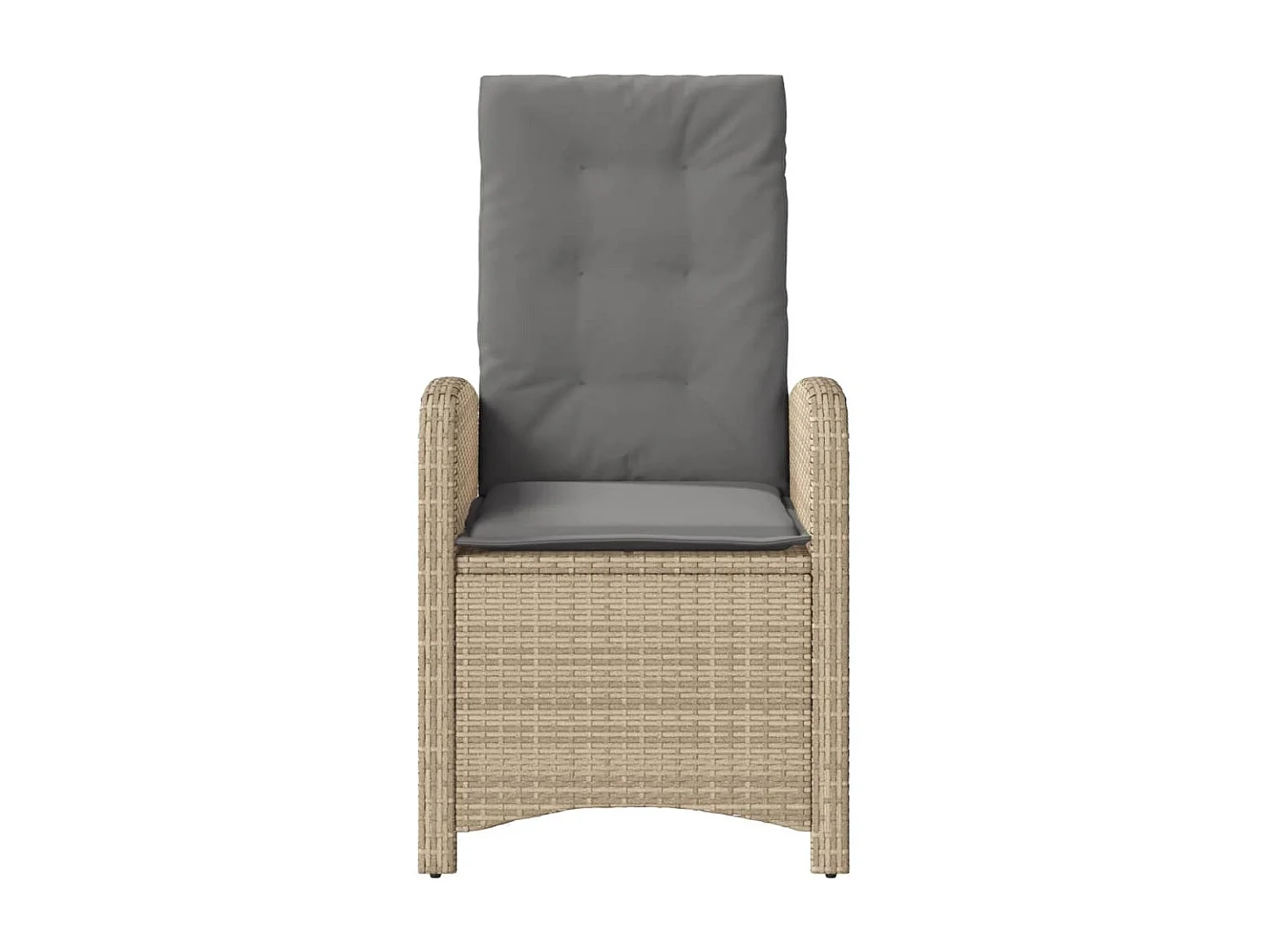 Ensemble de bistro 3 pcs coussins mélange beige résine tressée GFDF59223