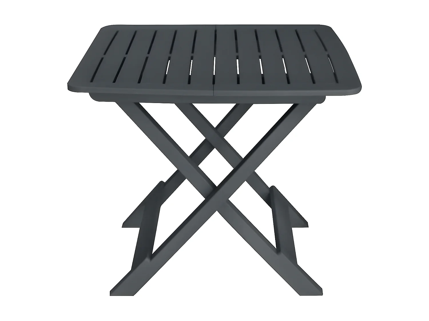 Mobilier de bistro pliable 3 pcs Plastique Anthracite GFDF65014