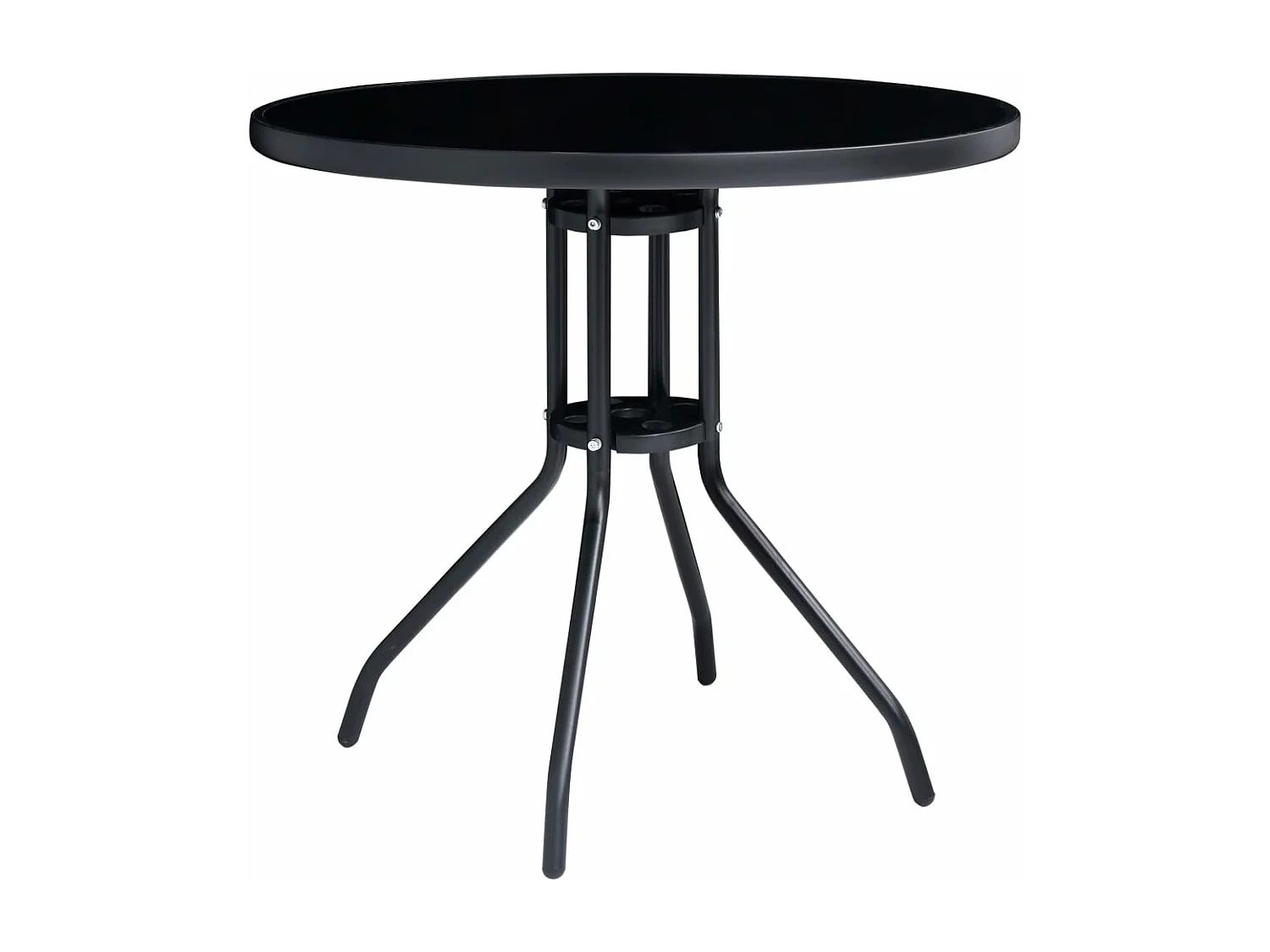 Mobilier de bistro 5 pcs Noir et anthracite GFDF58379
