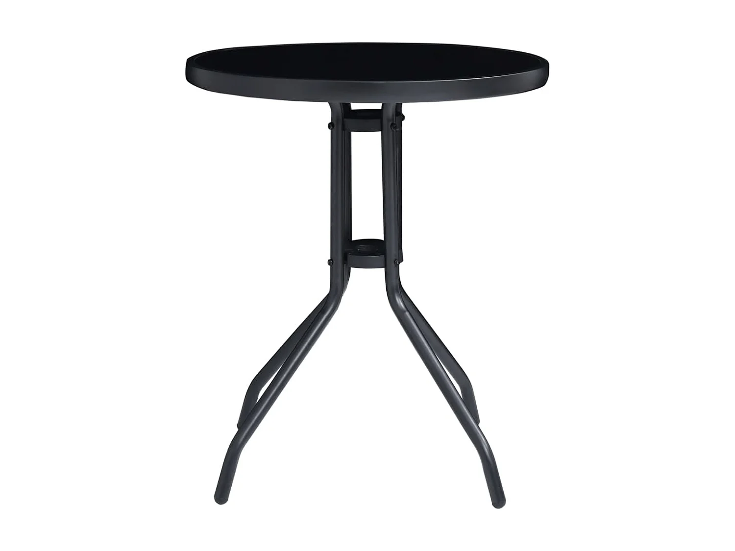Mobilier de bistro 3 pcs Noir et anthracite GFDF93579