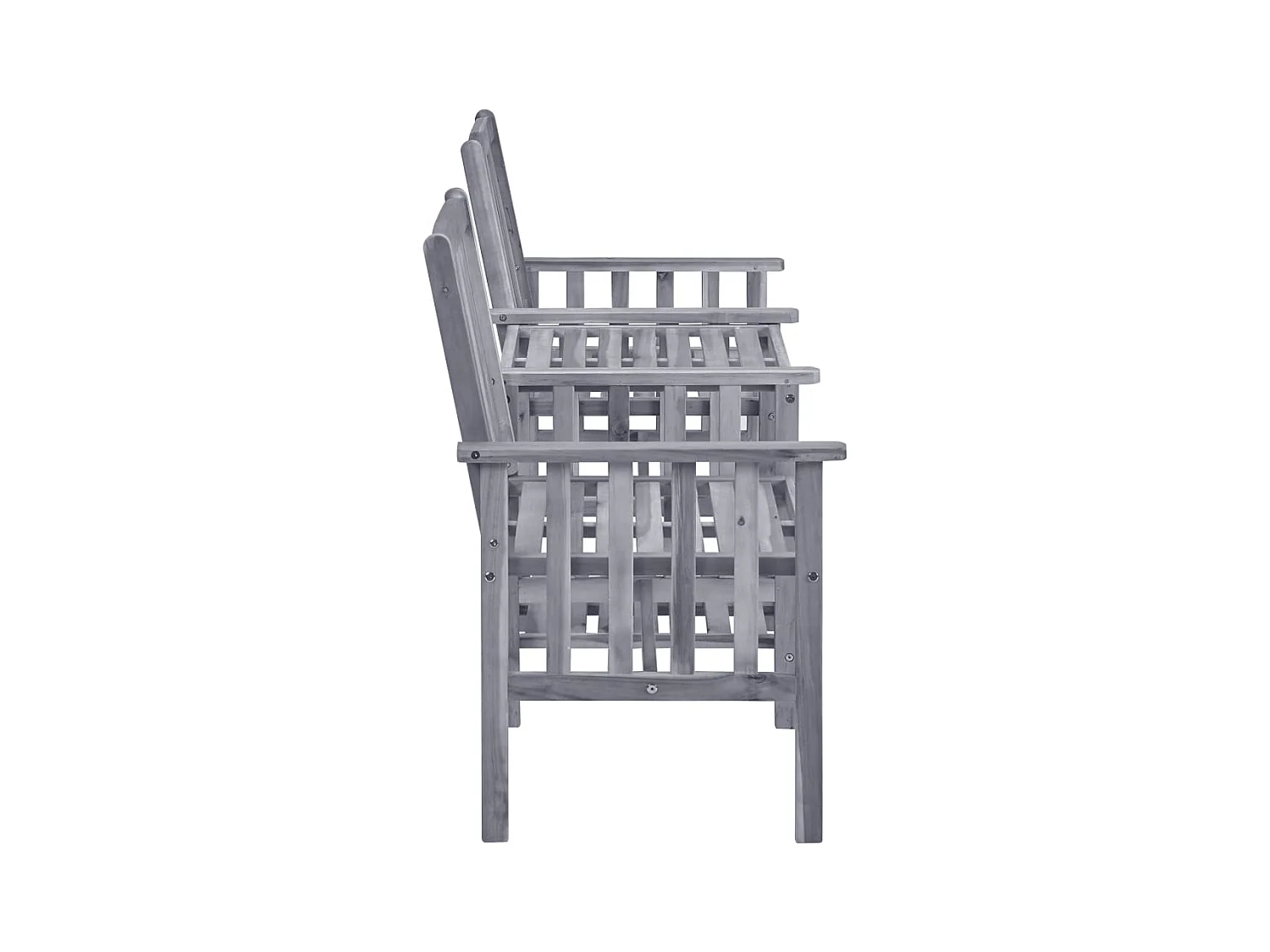 Tuinstoelen met tafeltje en kussens massief acaciahout NL390386