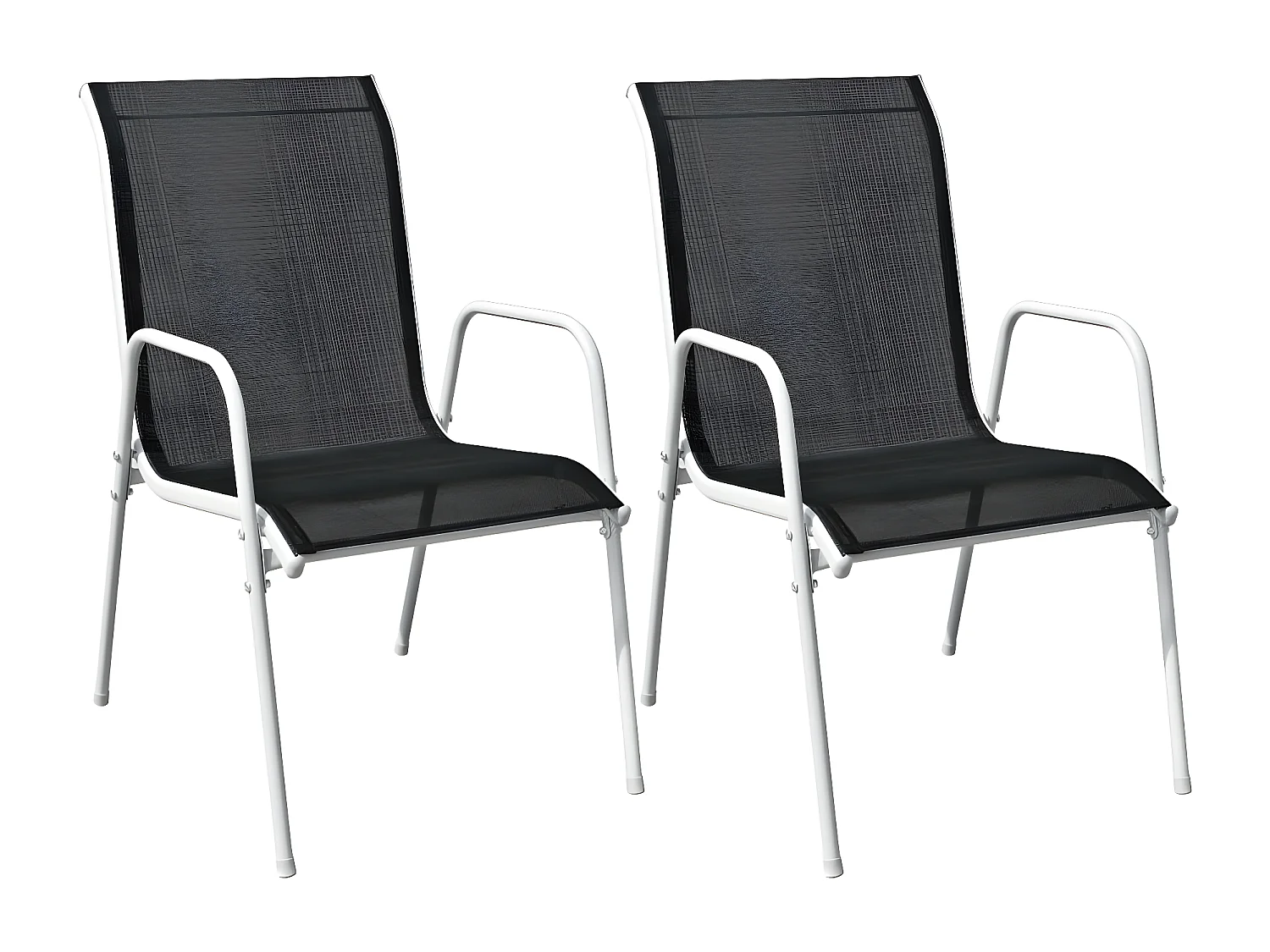 Ensemble de bistro 3 pcs Acier Noir GFDF49360