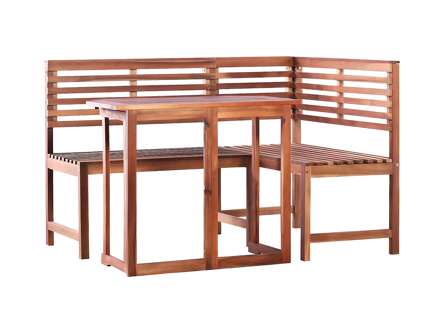 Mobilier de bistro 2 pcs Bois d'acacia massif GFDF36263
