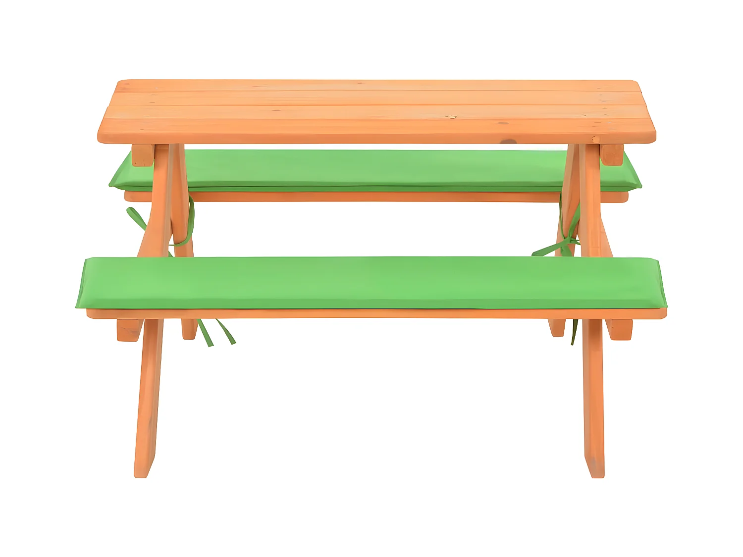 Salle à manger de jardin-Table de pique-nique pour enfants avec bancs 89x79x50 cm Sapin GFDF71900