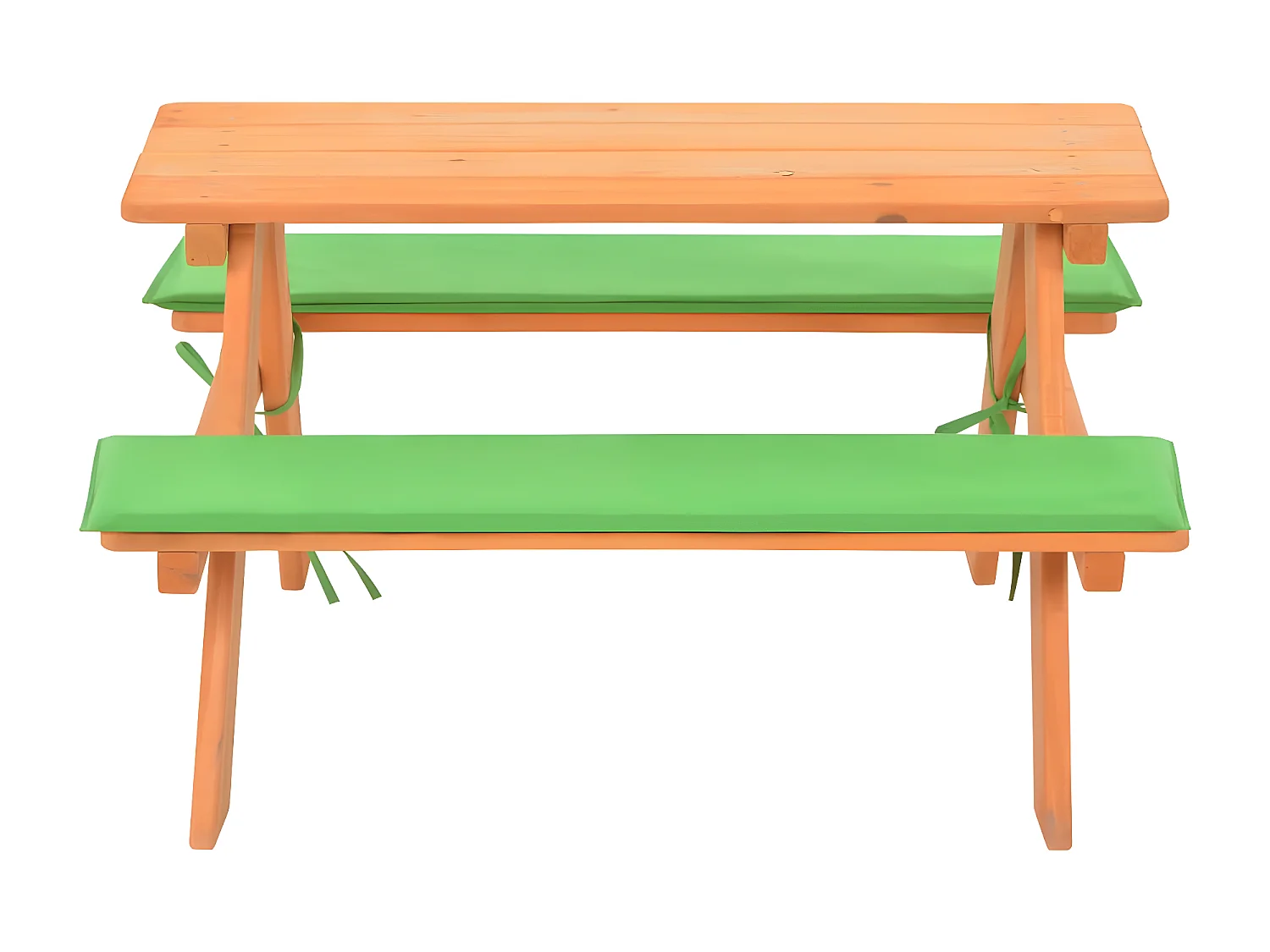 Mesa de pícnic para niños con bancos madera abeto 89x79x50 cm KOW52020