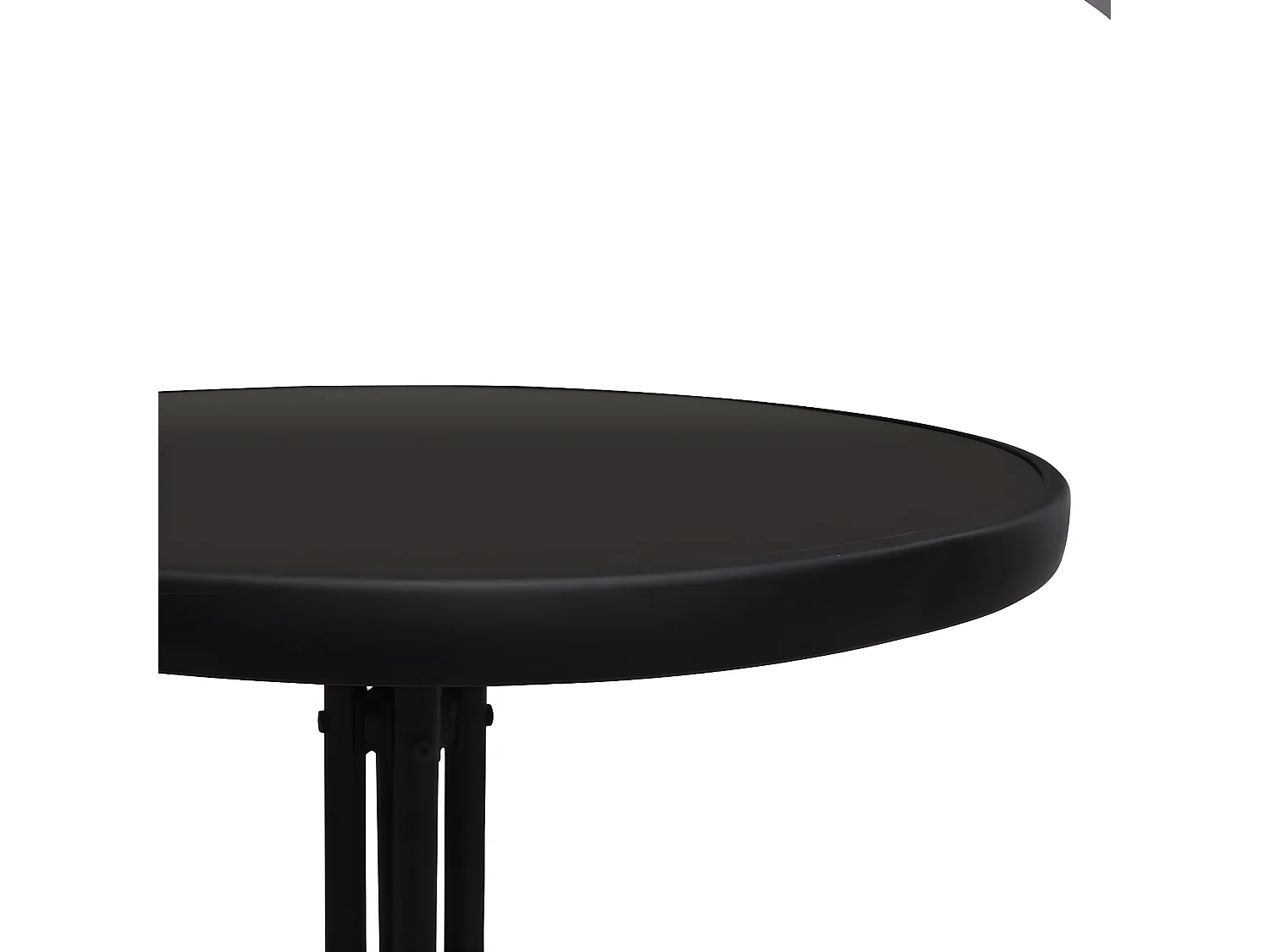 Ensemble de bistro 3 pcs Rotin PVC Noir GFDF41060
