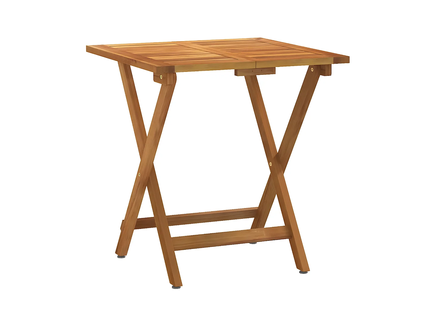 3 pzas Comedor de jardín plegables terraza y cojines madera acacia KOW14100