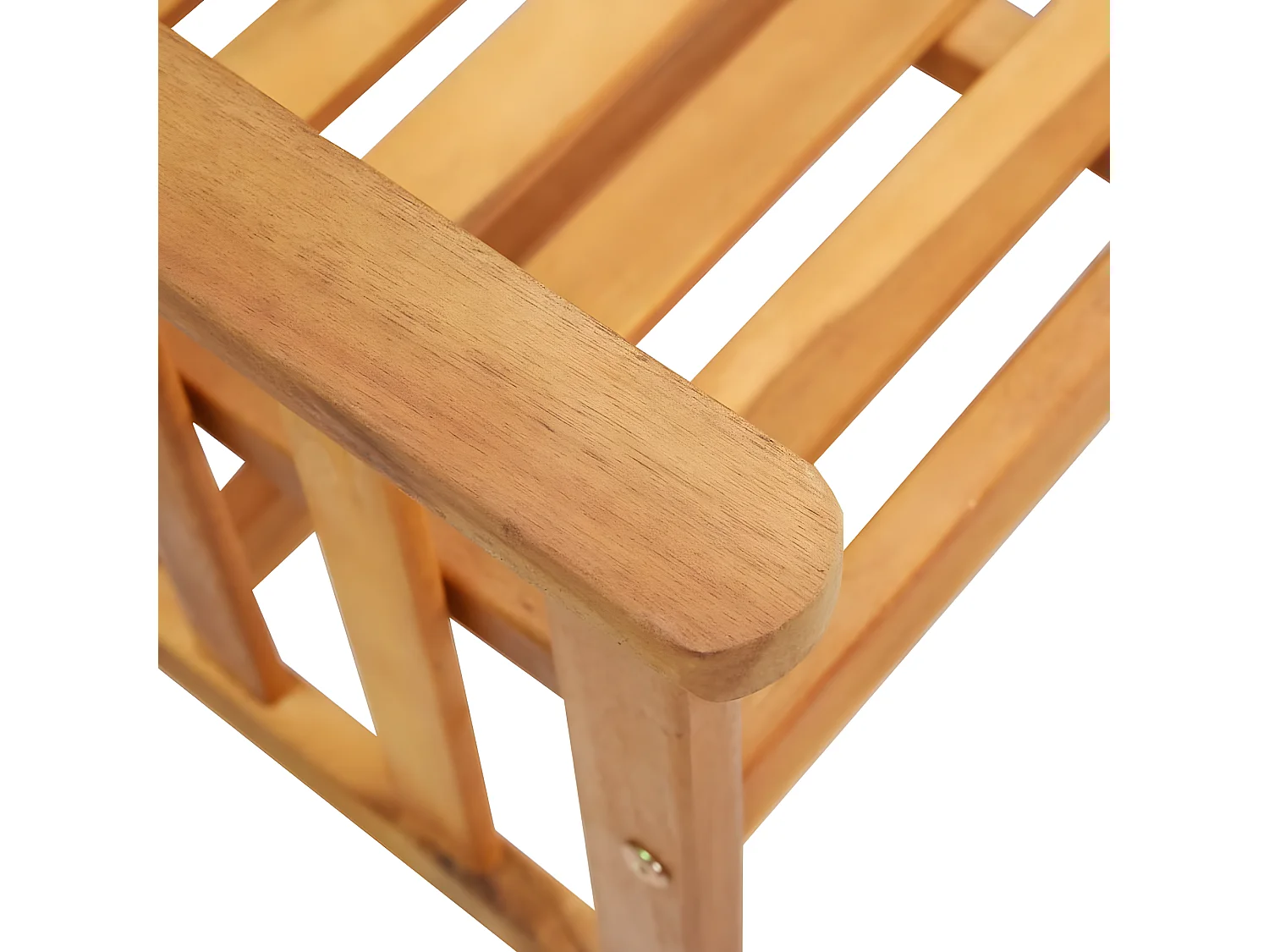 Sillas de jardín con mesita madera maciza acacia 159x61x92 cm KOW99757