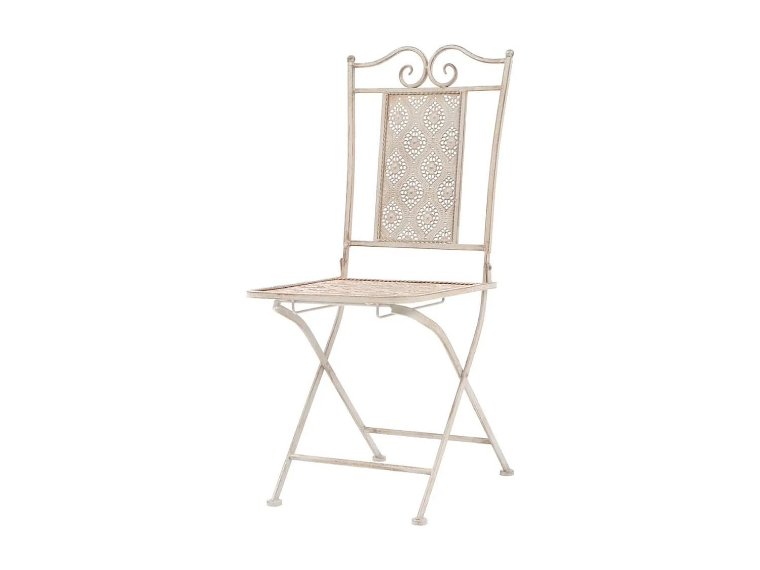 Ensemble de bistro 3 pcs Acier Blanc GFDF81555