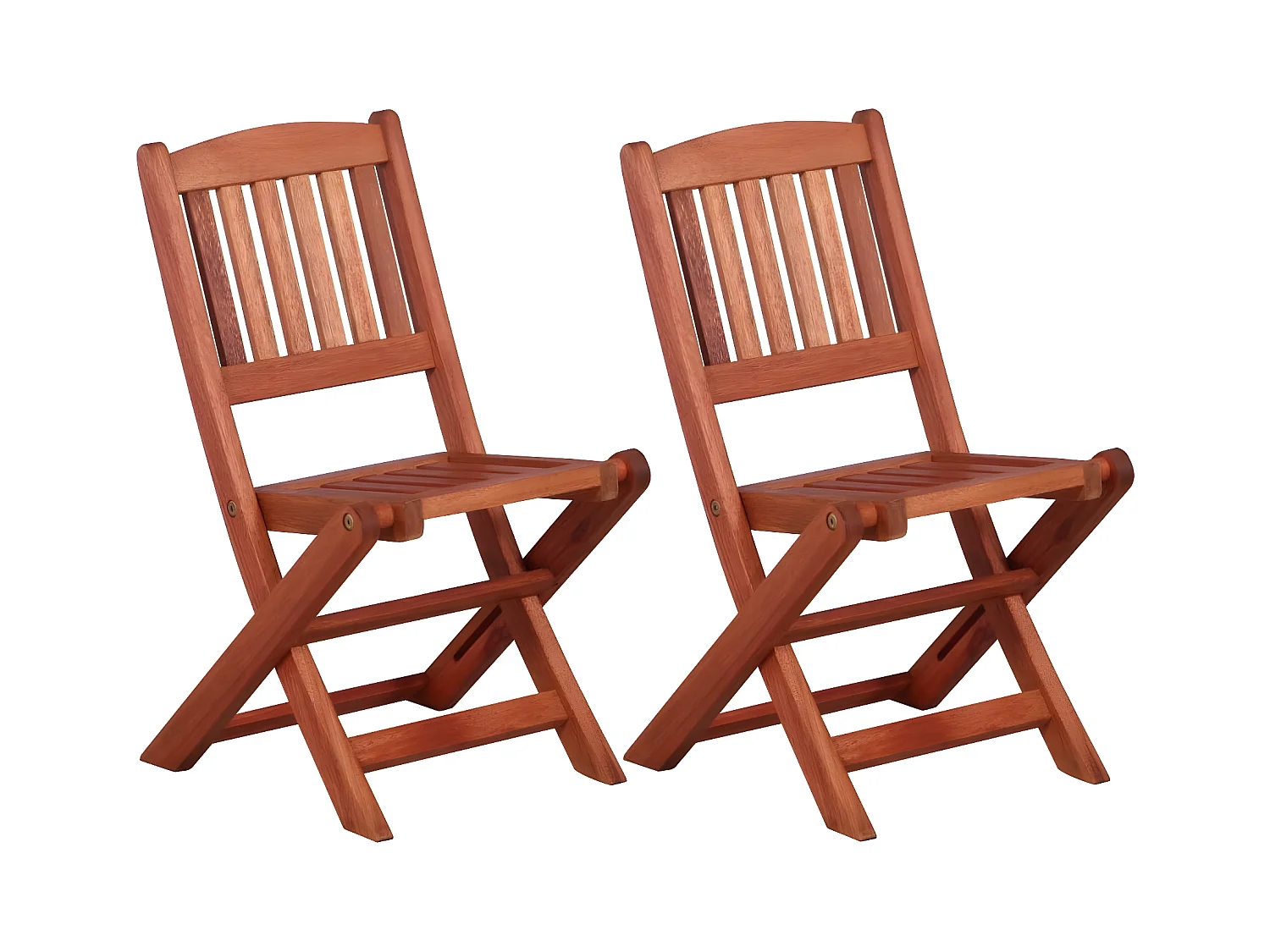 3 pzas Comedor de jardín para niños madera maciza de eucalipto KOW97300