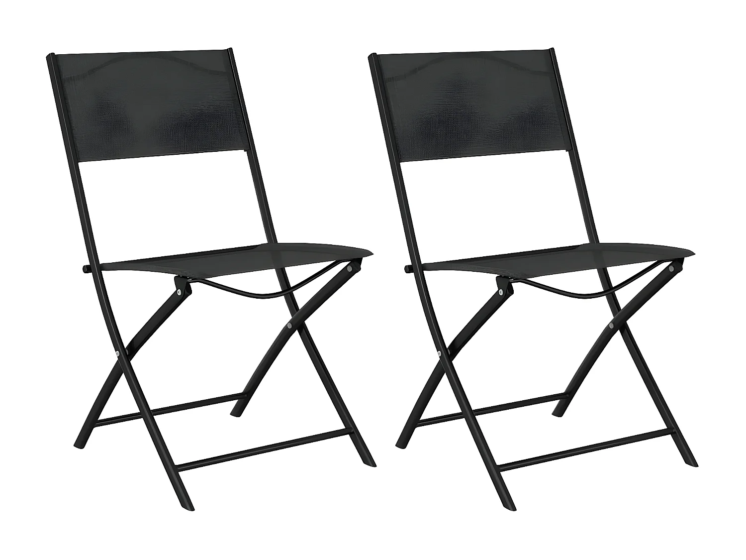 Ensemble de bistro 3 pcs Acier Noir GFDF24206