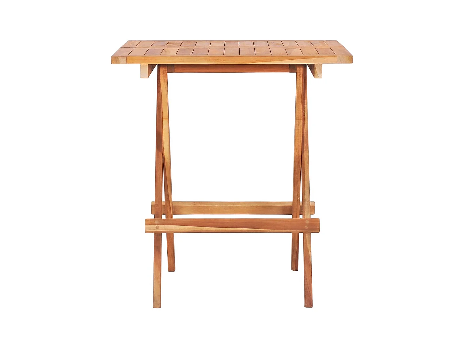 3 pcs conjunto bistrô dobrável madeira de teca maciça PT211871