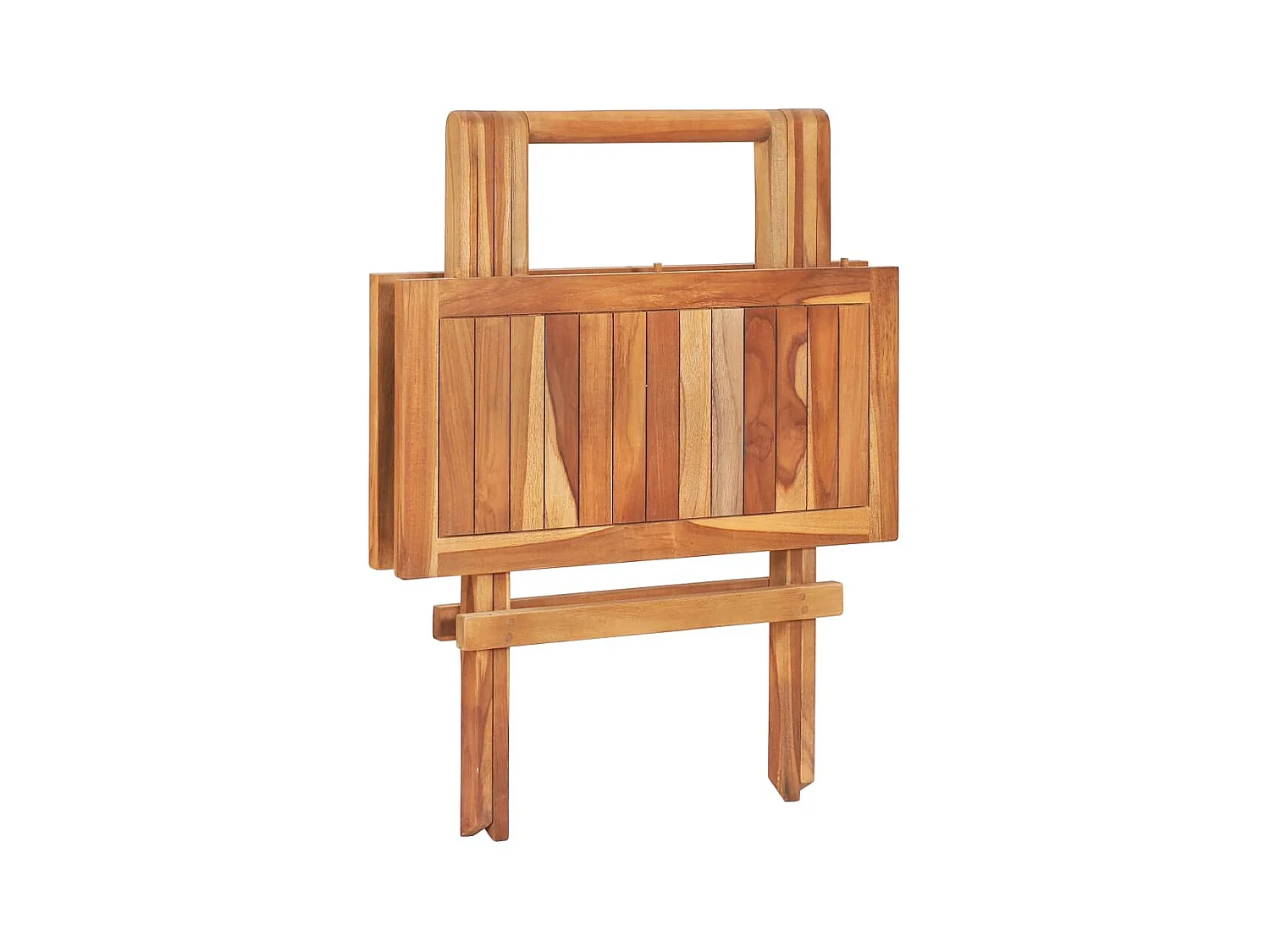 3 pcs conjunto bistrô dobrável madeira de teca maciça PT211871