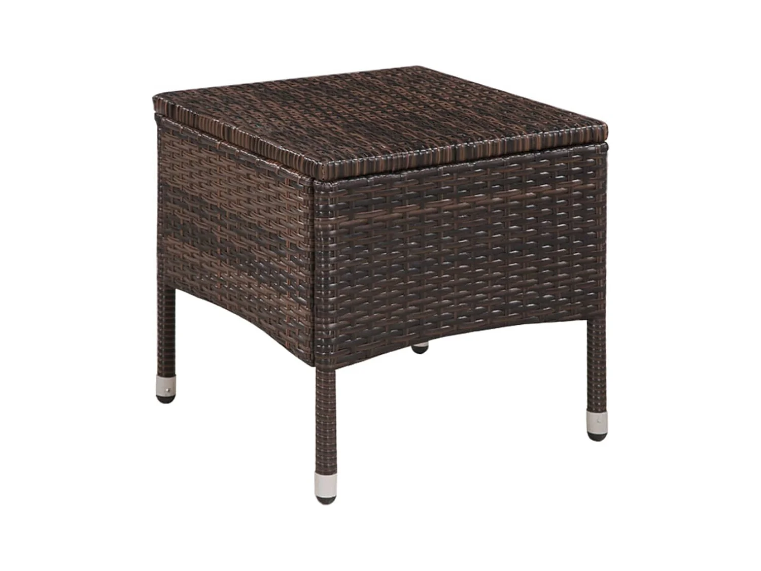 3-delige Bistroset poly rattan bruin NL729155