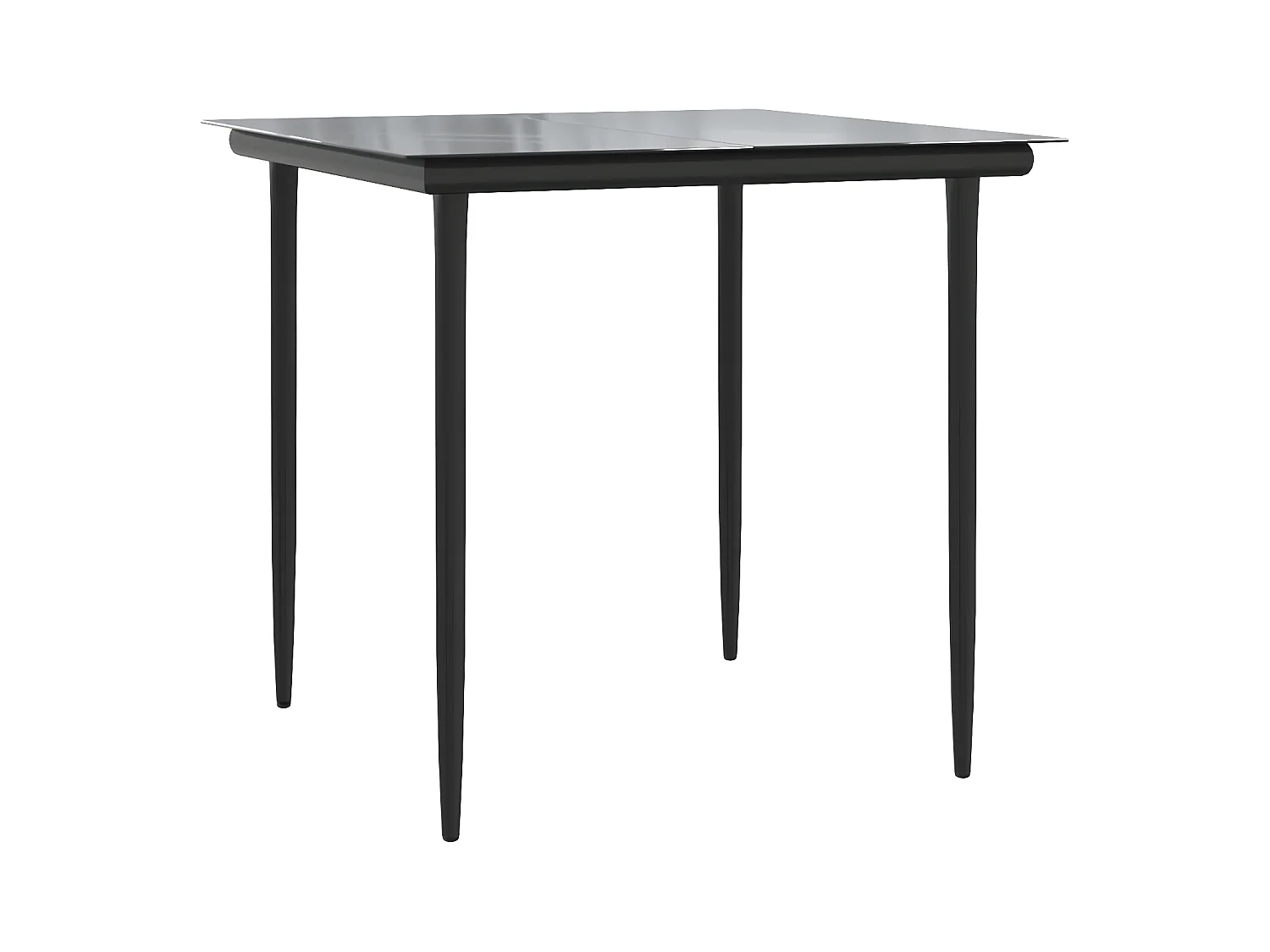 Ensemble de bistro 3 pcs avec coussins marron résine tressée GFDF61425