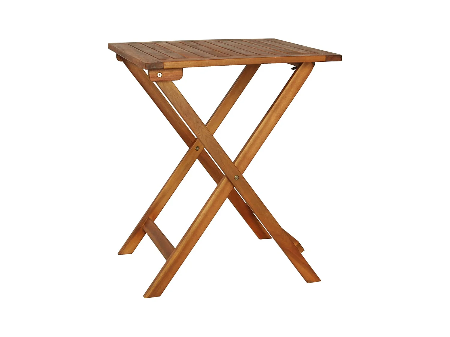 3 pcs conjunto bistrô dobrável c/ almofadões em acácia maciça PT821679