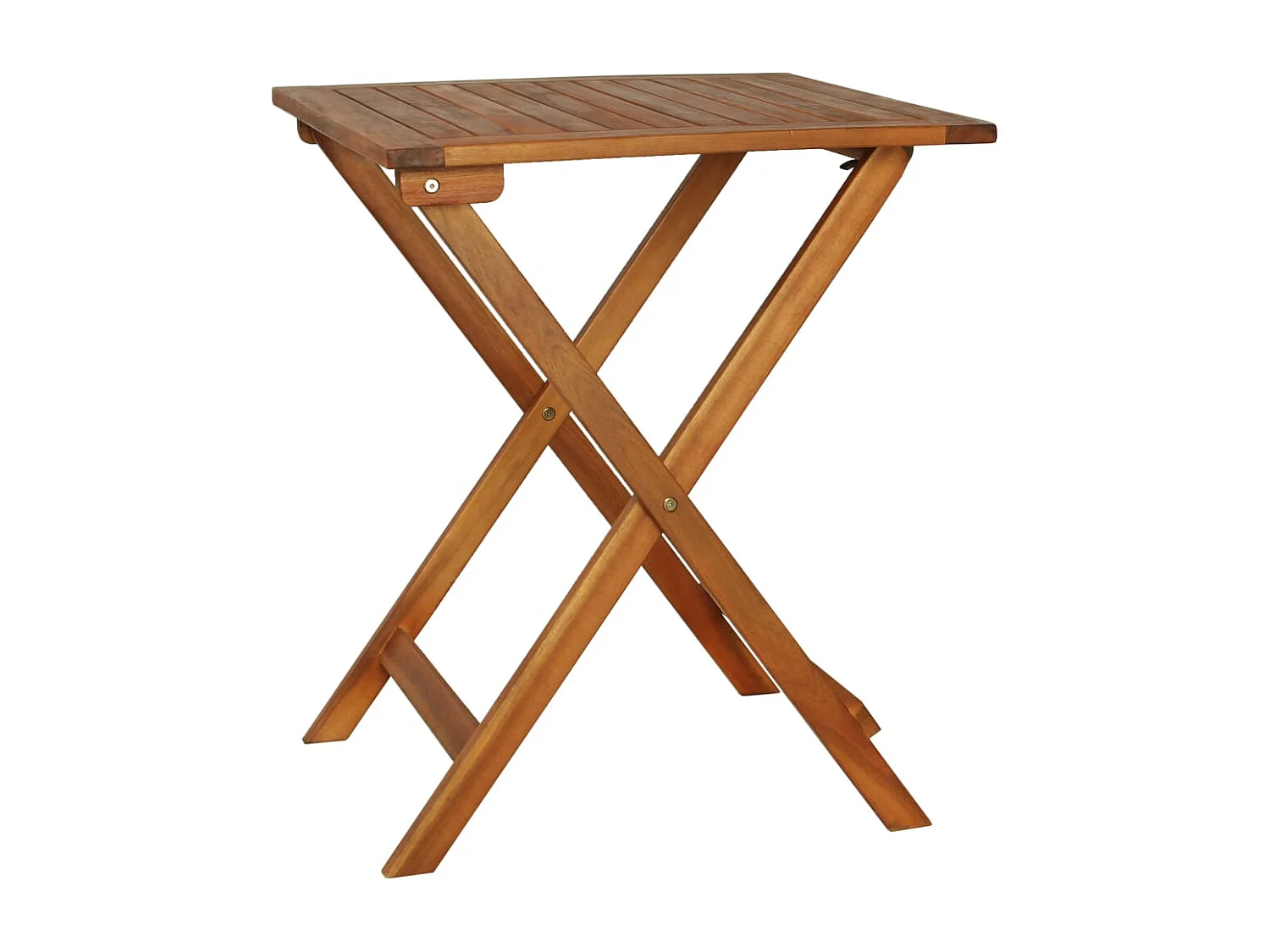 3 pcs conjunto bistrô dobrável c/ almofadões em acácia maciça PT821679