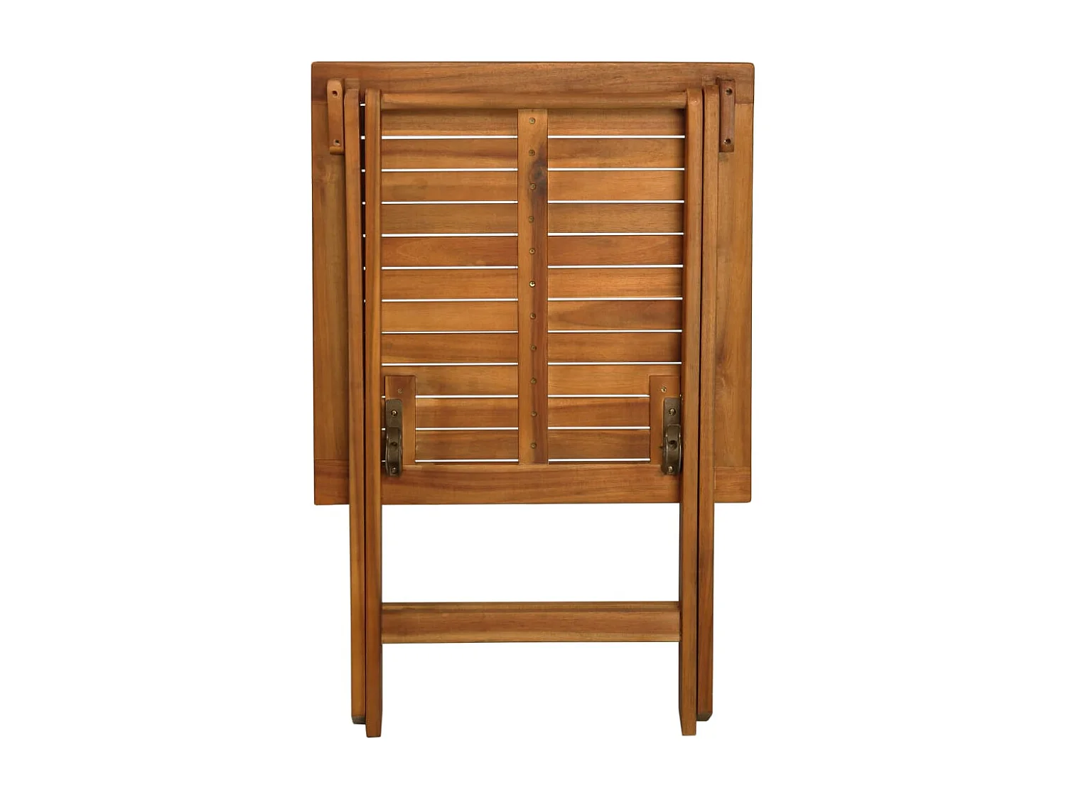 3 pcs conjunto bistrô dobrável c/ almofadões em acácia maciça PT821679