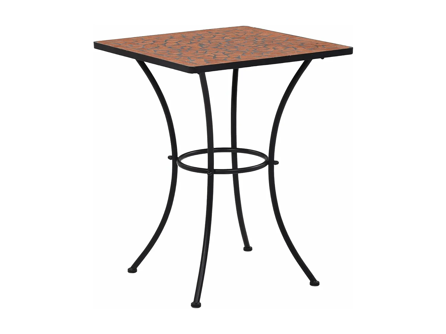 Mobilier de bistro 3 pcs mosaïque Carreau céramique Terre cuite GFDF55315