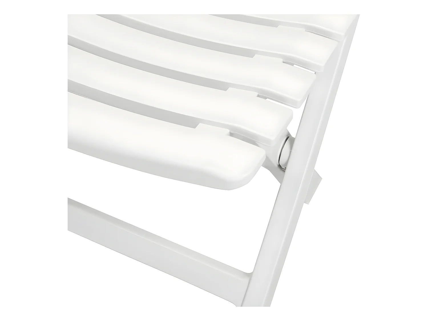 3 pzas Comedor de jardín plástico blanco KOW14101