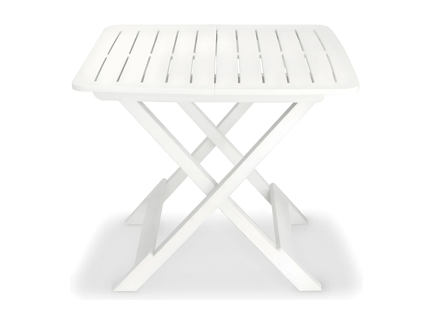 Conjunto bistrô para jardim 3 pcs plástico branco PT422027