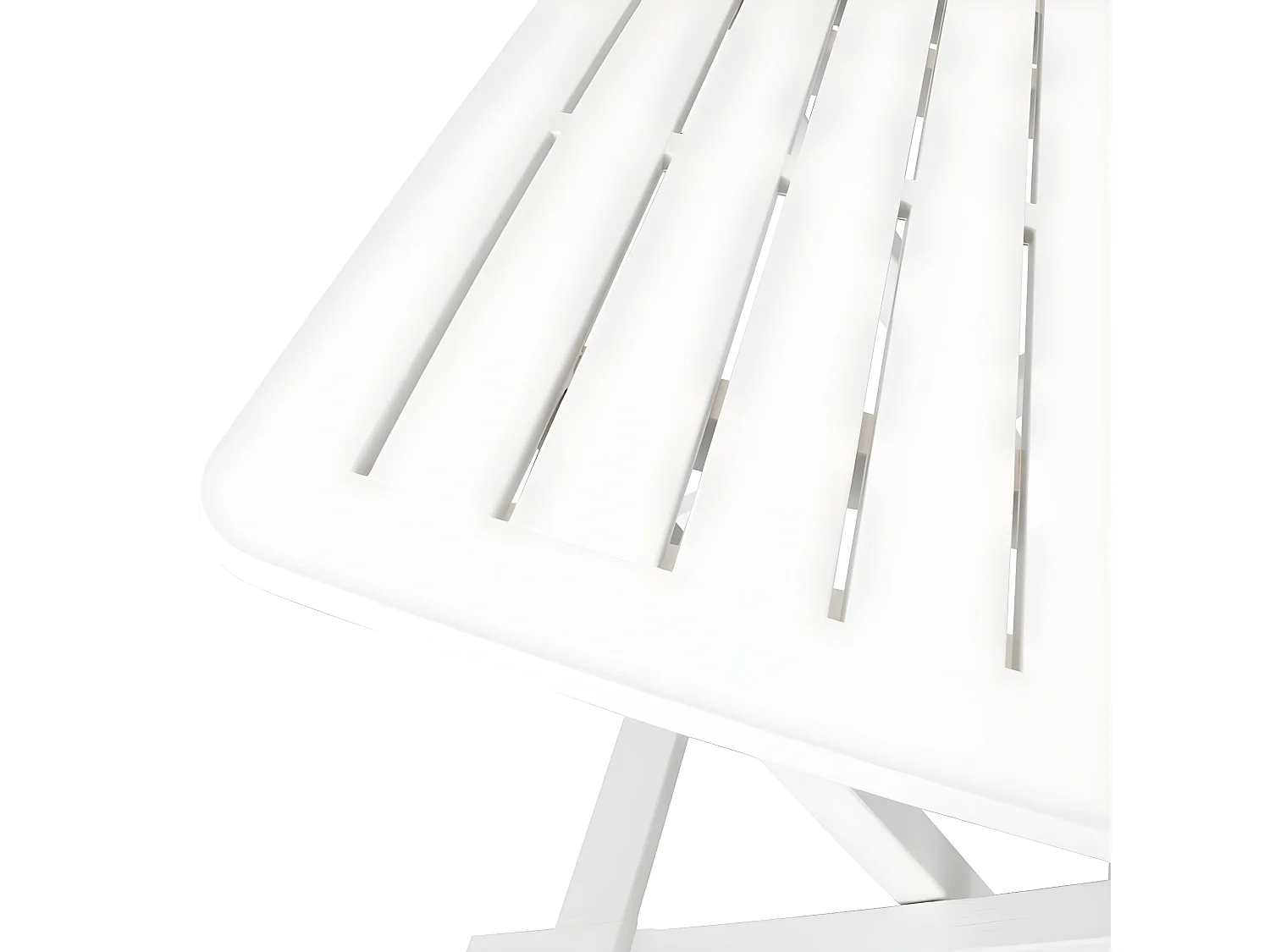 Conjunto bistrô para jardim 3 pcs plástico branco PT422027